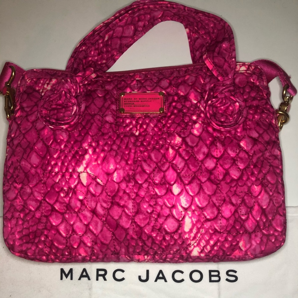 **New** Hot pink Marc Jacobs Laptop bag 16in